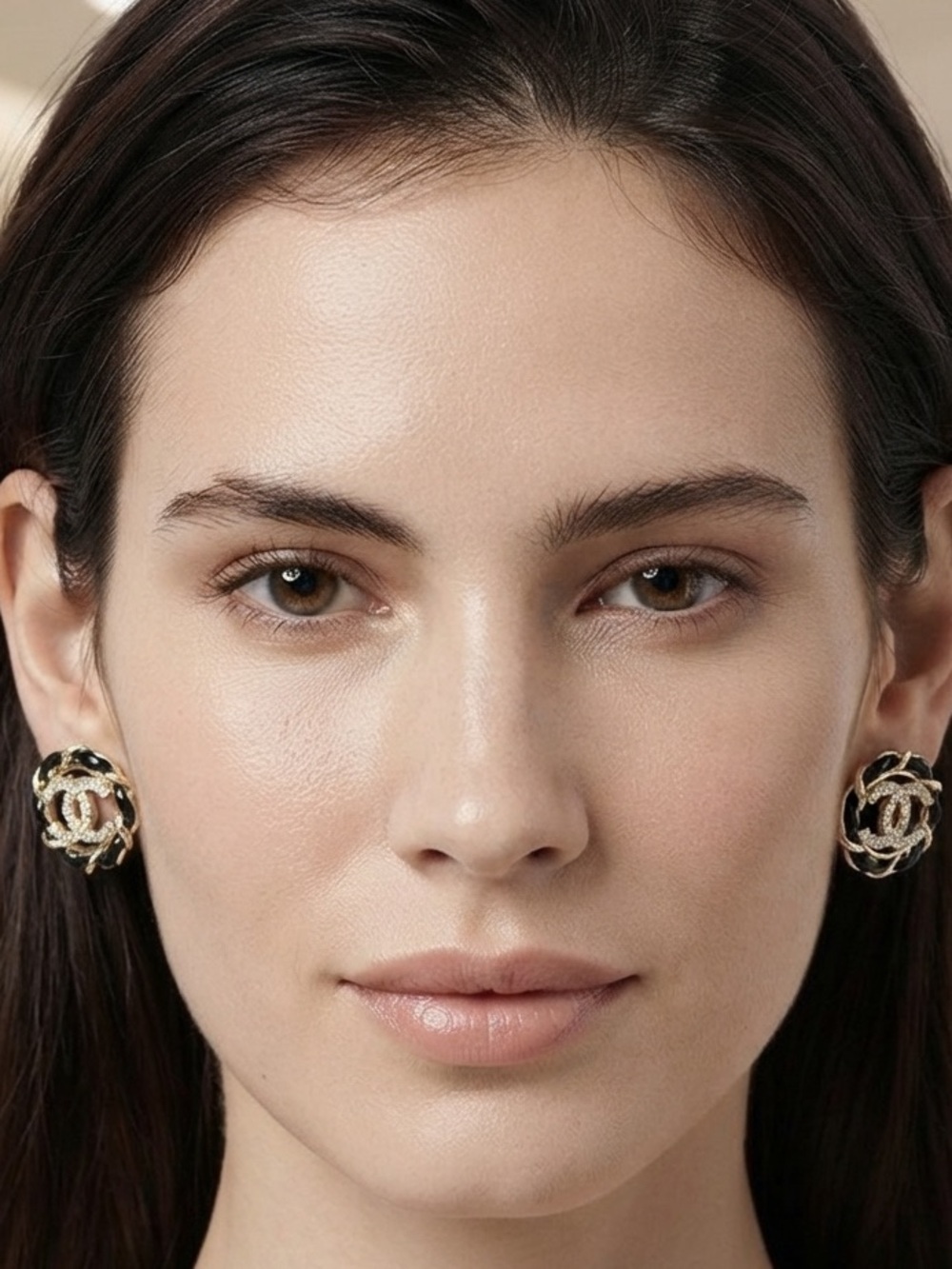 CHANEL Intertwined Logo Earrings - Picture 2 of 5